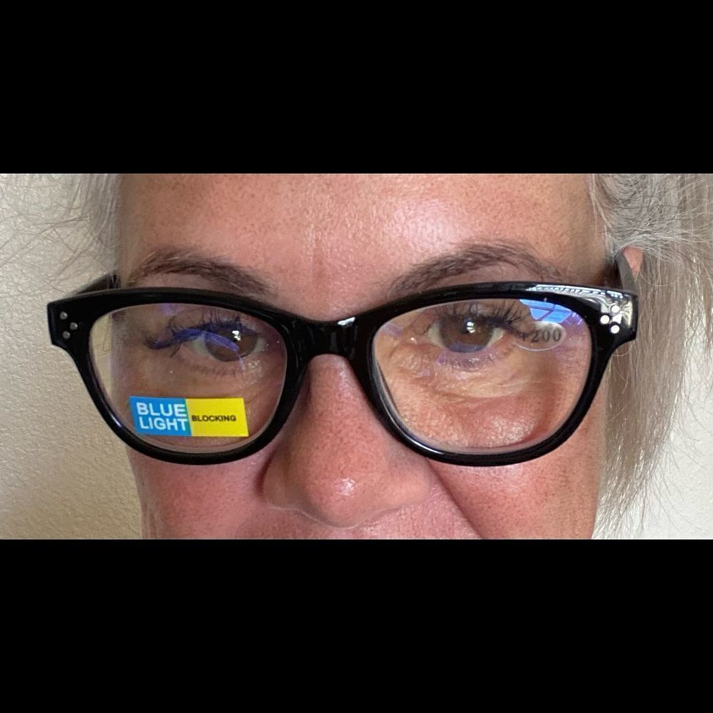 💼Black Frame Readers with Blue Light Protection +2.00 Power - Picture 7 of 7